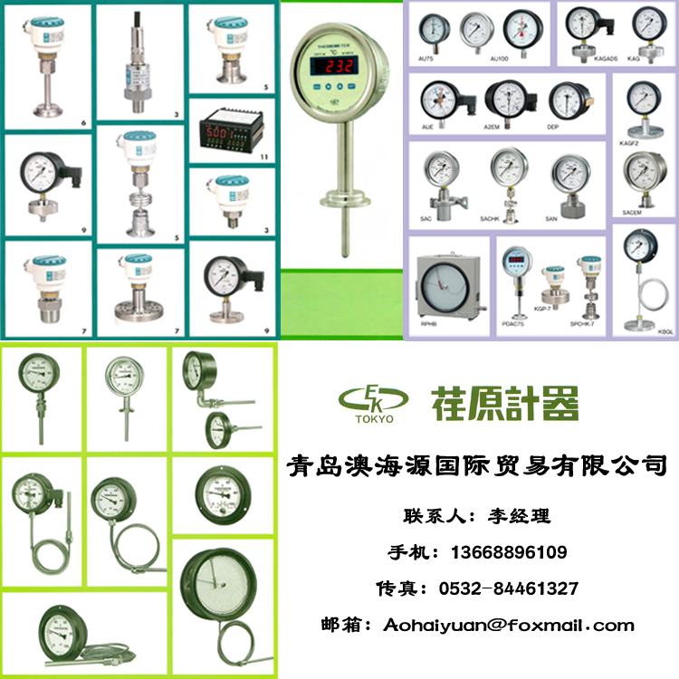 日本荏原接點(diǎn)型壓力計壓力表