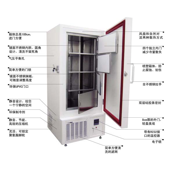 低温冰箱-86℃ 150L/340L/500L 型号:TDJY-TH-86库号：M81246midwest-group