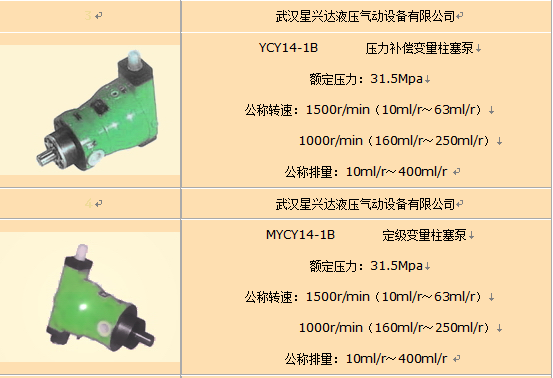 40MYCY14-1B轴向柱塞泵