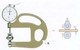 HR-1滚轮式厚度计|日本PEACOCK尾崎制所指针式厚度表