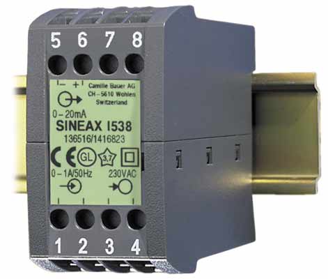 SINEAX I538-41B25電流變送器-SINEAX I538