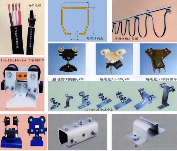 電纜滑軌滑車附件