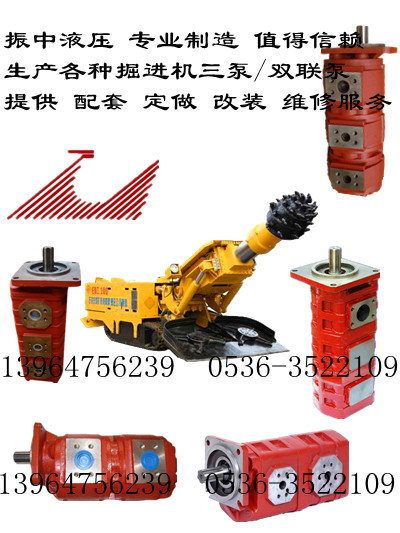 掘進(jìn)機(jī)液壓泵原裝掘進(jìn)機(jī)三聯(lián)泵太原掘進(jìn)機(jī)三聯(lián)泵