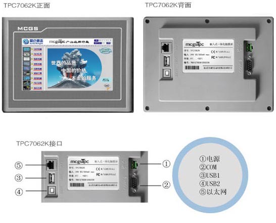 TPC7062K工控机网络端口