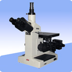 三目倒置金相显微镜4XC