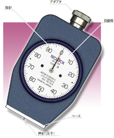 日本得乐橡胶硬度计GS-706N