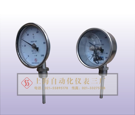 興安盟熱電用WSS-406雙金屬溫度計(jì) 金屬轉(zhuǎn)子流量計(jì)自儀三廠