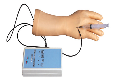 高级硅胶电子手臂静脉穿刺训练模型(报警装置)