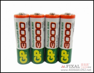 菲克蘇_GP霸充電電池_5號(hào)AA電池_3000MA_蛇管電池_內(nèi)窺鏡可充電池 西安
