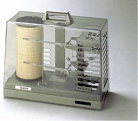 日本佐藤SATO7210-00自記式溫濕度記錄儀