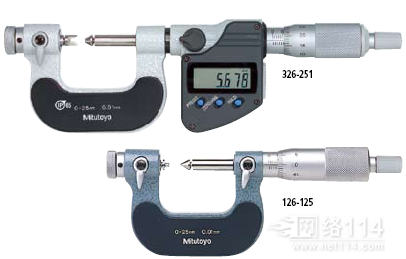 Mitutoyo日本三豐326-251-10數(shù)顯螺紋千分尺