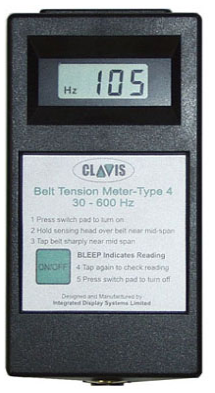 Clavis type4 Universal Meter 30-600Hz皮帶張力儀