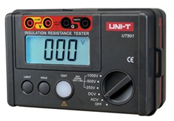 UT501香港优利德绝缘电阻测试仪UT-501数字兆欧表UT 501数显绝缘电阻测试仪