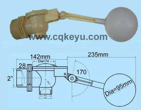 自動(dòng)補(bǔ)水浮球閥