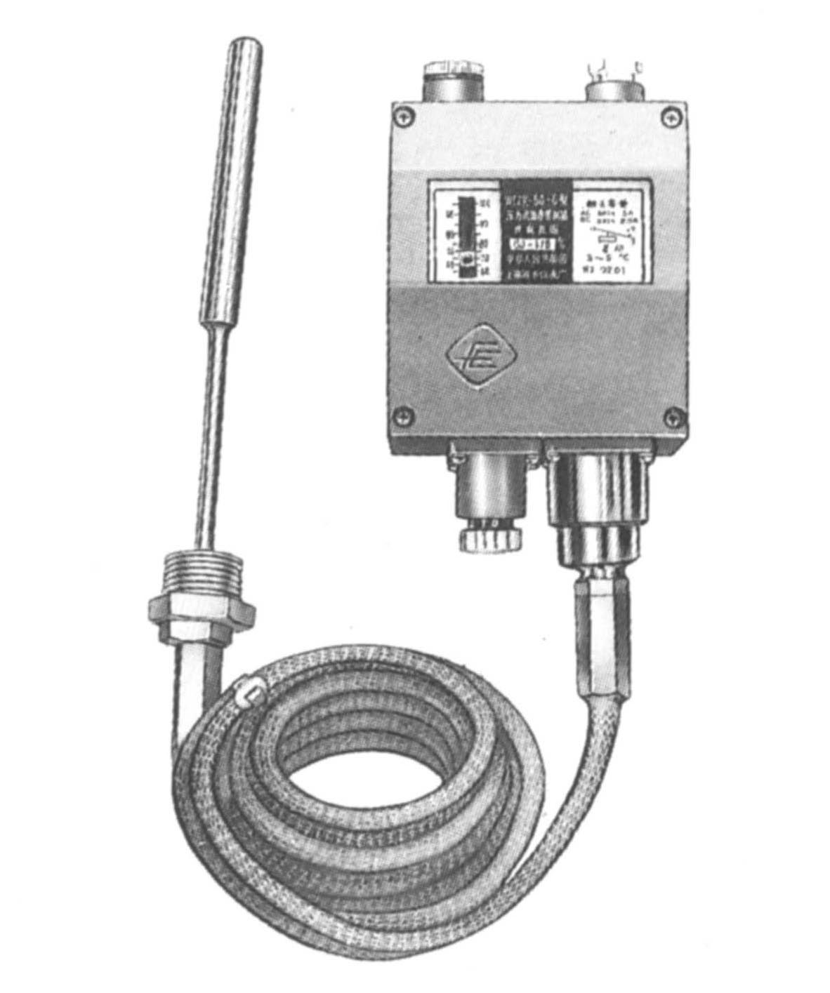 D5417TZ雙觸點   溫度控制器 上海自動化儀表四廠