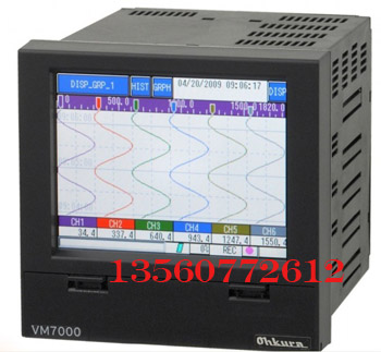 日本大仓无纸记录仪VM7003 vm7006 vm7009 VM7012