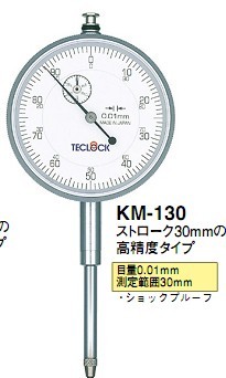 日本得乐TECLOCK指针百分表KM-130