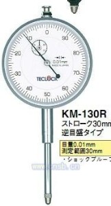 日本得乐TECLOCK指针百分表KM-130R