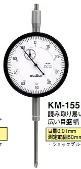 日本得乐TECLOCK|KM-155 指针式百分表