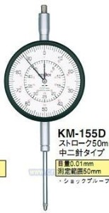日本得乐TECLOCK|KM-155D 指针式百分表