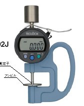 日本得乐(TECLOCK)厚度定压测量器PF-02J
