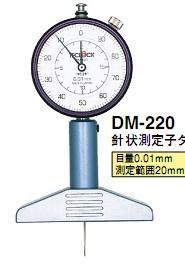 日本得乐TECLOCK针盘式深度计DM-220
