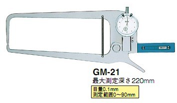 日本得乐TECLOCK外径卡规GM-21