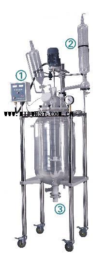 玻璃反应釜 型号：YSF14-50L