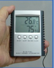 室內(nèi)外電子溫濕度計(jì)  微型便攜式