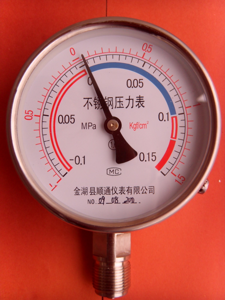 耐震不锈钢压力表型号 不锈钢压力表球阀-江苏顺通仪表