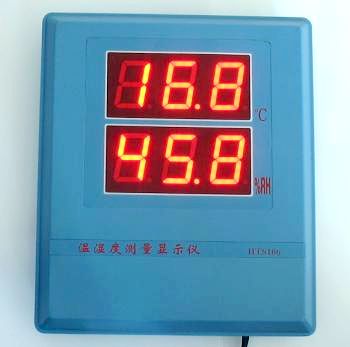 大屏幕温湿度显示仪空气温湿度计 型号:GZAS21-106/