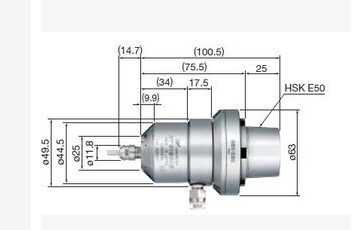 HTS1501S-HSK E32研磨主軸-NSK氣壓鉆軸