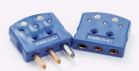 omega OTP-K-M热电偶插头