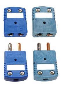 SMPW-T-MF热电偶插头插座|美国omega蓝色热电偶连接器