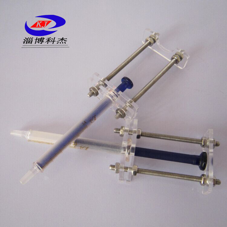 【科杰儀器】1ml 玻璃注射器定量卡 電力色譜 氣相色譜儀 藍心 雙面磨砂