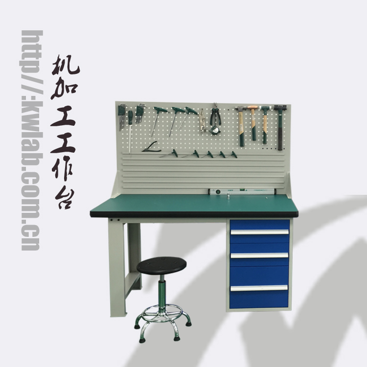 广州科玮实验台 钢制安装台 复合板桌面机加工工作台 实验室设备定制