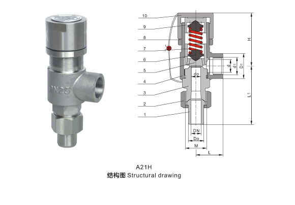 泰勒彈簧式安全閥 型號(hào):LM61-D9241315