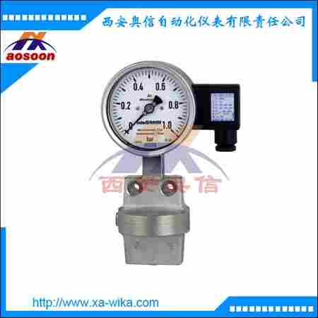 威卡DPGS43.100 Cont831.1防爆电接点差压开关 青岛WIKA电接点差压表0-16KPa 选配三阀组 
