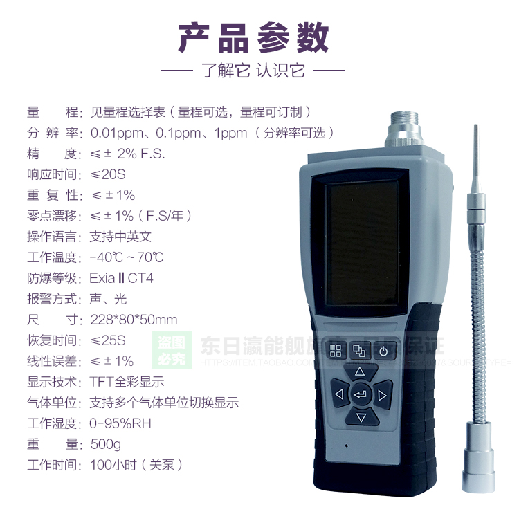 便攜式氮氧化物氣體檢測儀