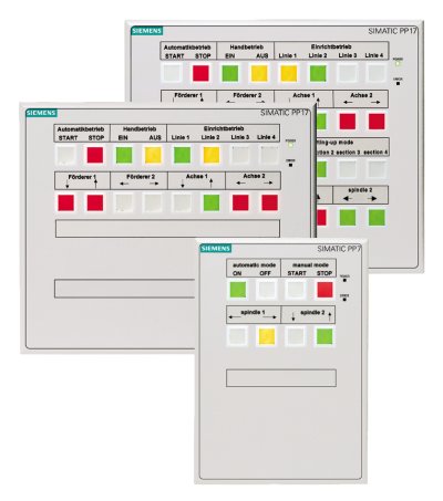 SIMATIC 按钮面板 PP7/PP17