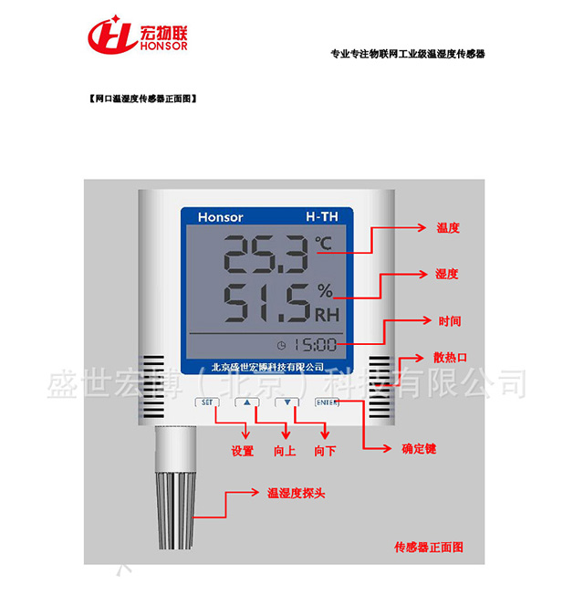 物聯(lián)網(wǎng) 智能數(shù)字型溫濕度傳感器記錄儀