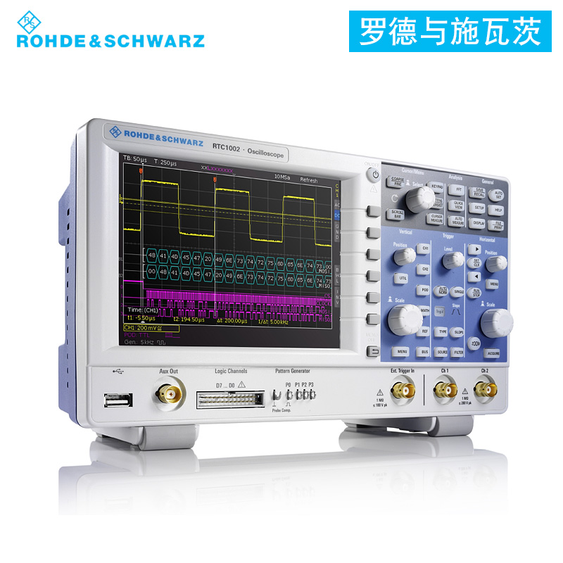 羅德與施瓦茨RTC1002數(shù)字示波器雙通道50M帶寬可升級多合一示波器