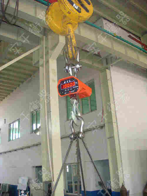 直视悬挂吊钩式电子秤带传感器  