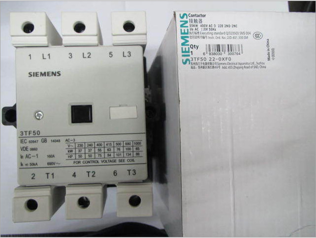 西門(mén)子交流接觸器3TF5522-0XQ0