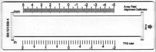 無鉛X射線顯影尺
