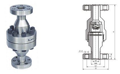 廣騰止回閥 DN80規(guī)格球型止回閥