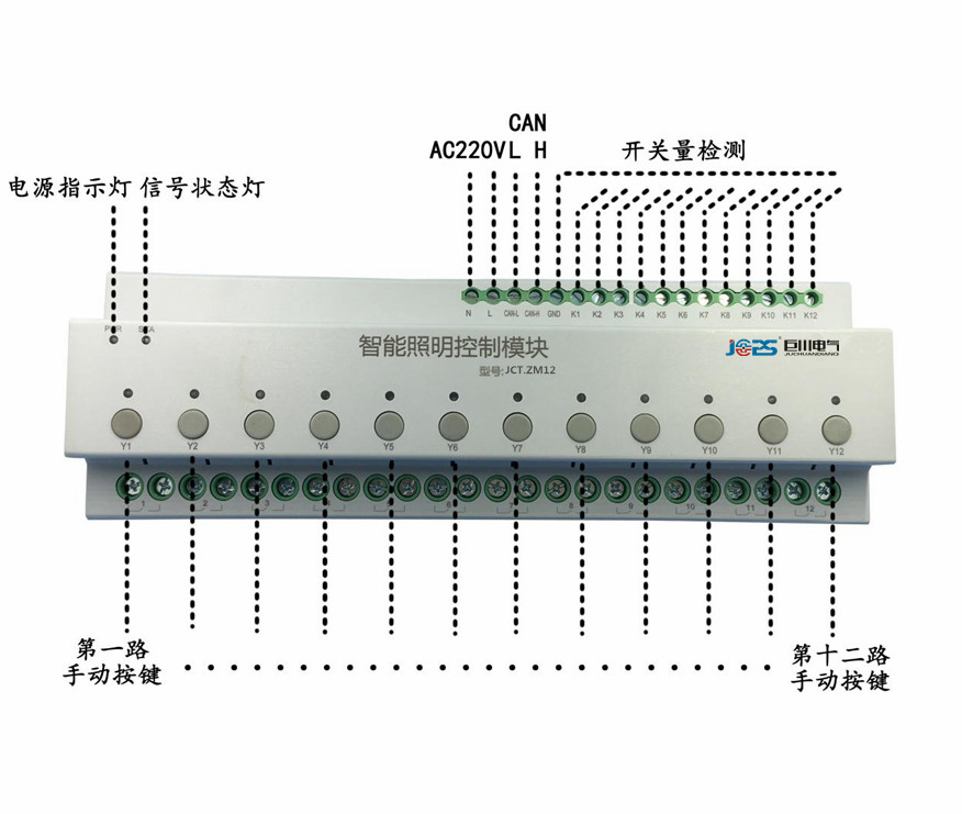 ASF.RL.12.16A  12路集中控制器