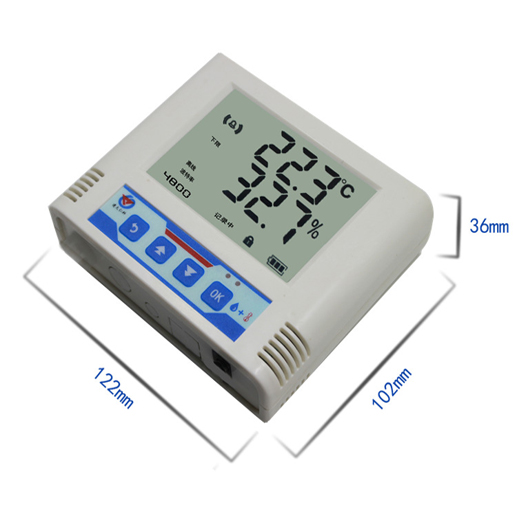 建大仁科  大液晶485溫濕度變送記錄儀