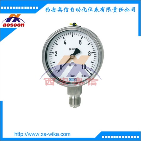 WIKA上海压力表232.50.160 2000psi威卡不锈钢压力表EN837-1