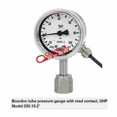  UHP高纯电接点压力表 230.15-851德国威卡带开关电接点压力表 wika西安代理